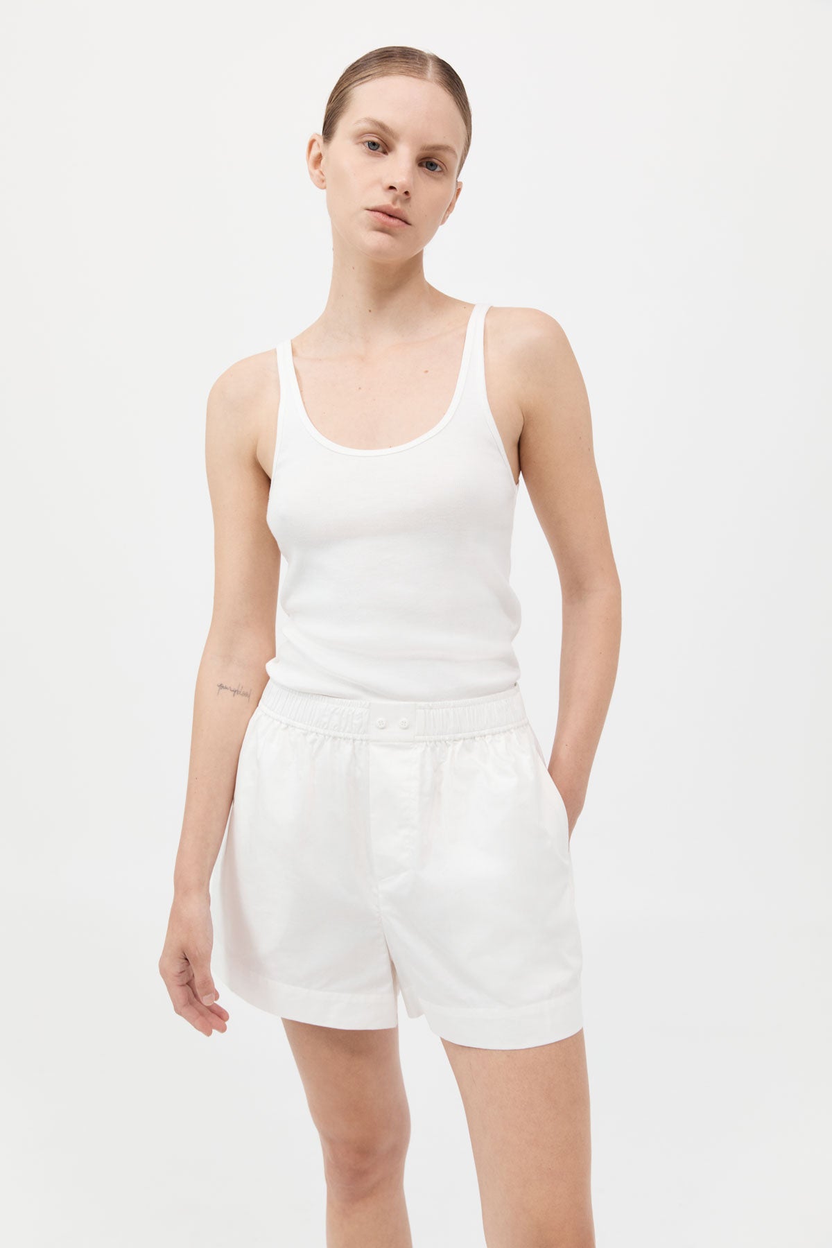 Boxer Shorts 平口短褲 (白)
