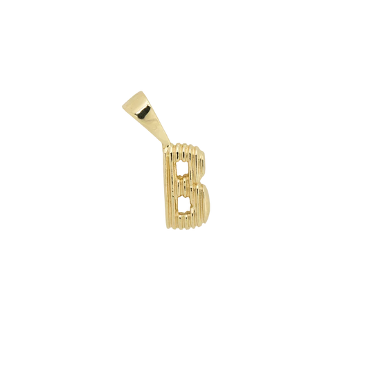 Pyramid Initial Necklace Charm 金字塔初始字母吊飾