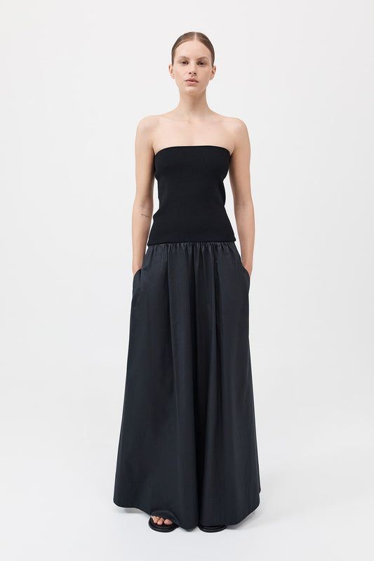 Strapless Dress 抹胸連身裙 - 黑色