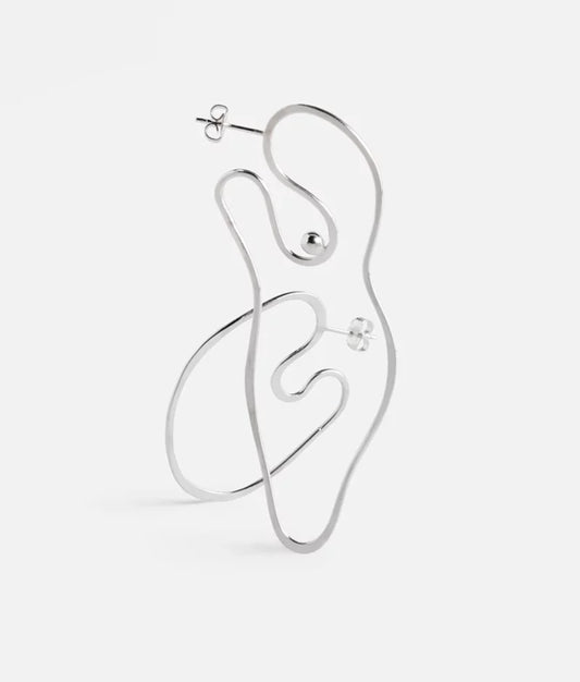 Abstract Nude with Nipple（銀）