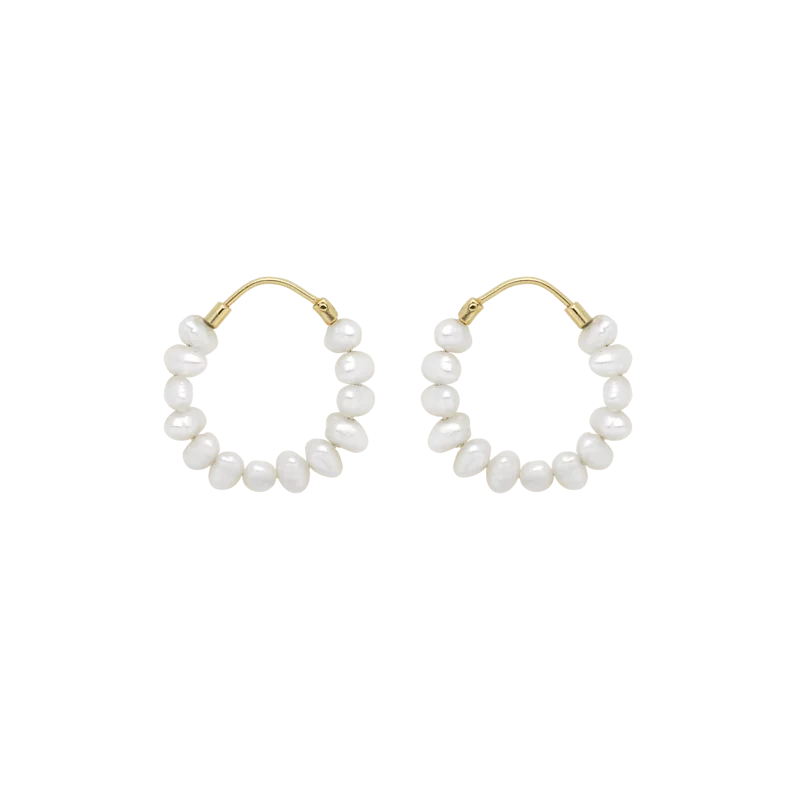 Pearl Earrings 巴洛克珍珠耳環(商品氧化需重新鍍金）