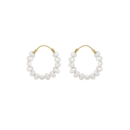 Pearl Earrings 巴洛克珍珠耳環(商品氧化需重新鍍金）