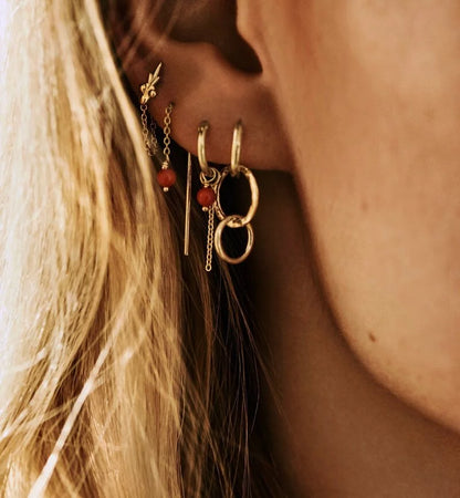 Multi Eden Ring Earring （銀）
