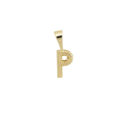 Pyramid Initial Necklace Charm 金字塔初始字母吊飾