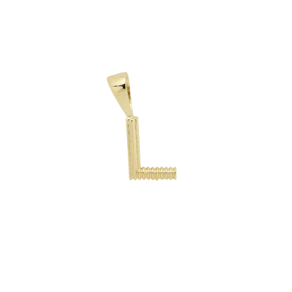Pyramid Initial Necklace Charm 金字塔初始字母吊飾