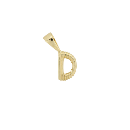 Pyramid Initial Necklace Charm 金字塔初始字母吊飾