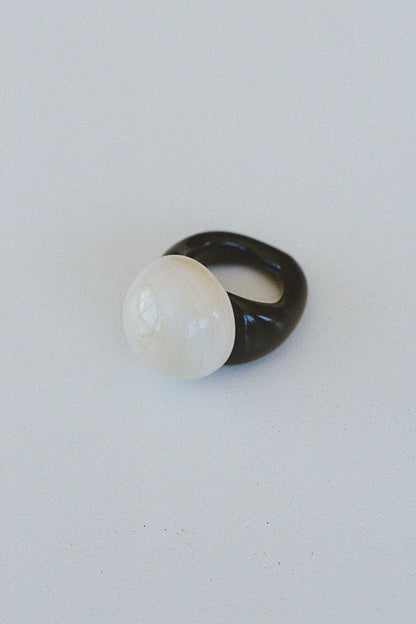SIGLO RING - Black/Ivory